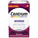 女性のためのCentrum Multivitamin、鉄、ビタミンD3、Bのビタミンおよび酸化防止ビタミンCおよびEのグルテンフリーのGMOの原料- 120の計算