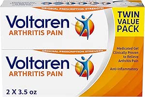 Voltaren Arthritis Pain Gel for Powerful Topical Arthritis Pain Relief with Diclofenac - NEW Easy Open Cap - 100 g x 2
