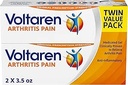 Voltaren Arthritis Pain Gel for Powerful Topical Arthritis Pain Relief with Diclofenac - NEW Easy Open Cap - 100 g x 2