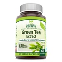ハーブシークレットグリーンティーエキス 630 Mg/サービング | Veggie Capsule Supplement | Non-GMO | Gluten Free | アメリカ製(1パック、120カウント)