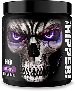JNX SPORTS The Ripper! Shredding Thermogenic Fat Burner - Dark Grape 30 Servings | Advanced Fast Acting Thermogenic Pre-Workout, Appetite Suppressant for Men & Women