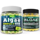 Algae Omega 3グミー + 海洋藻カルシウム ガミー バンドル