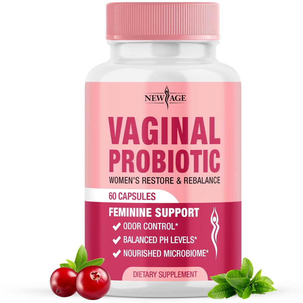 プレバイオティクス、クランベリーエキス、およびLactobacillus Probioticブレンドの女性の新しいAGE腟のプロバイオティクスは、健康なpHバランス、臭気制御、腟のFlora - 60カプセルを支えます