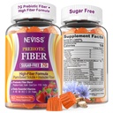 1パック繊維は、Psyllium Husk、7G (Soluble + Inible)インリン、FOS、Guar Gum、毎日の消化の健康のためのMultivitamins、規則性Gutサポート、Sugarの毎日のプレバイオティック繊維と大人のための大人ののためのGumies