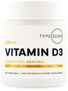 タイプゼロ ビタミンD3 2000のiu、240のSoftgels -非GMO及びグルテンフリー