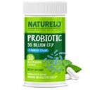 消化の健康のためのNATURELOプロバイオティクス - 50ビリオンCFU、11ストレーナー毎日のサプリメント - ボオス免疫システム、遅延リリース、30ベジタリアンカプセル