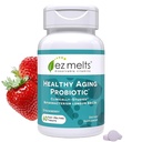 EZの溶解の分解性の健康な老化のプロバイオティクス、BifidobacteriumのLongum BB536 (2 Billion CFU)、砂糖なし、女性及び人のためのプロバイオティクス50+の2か月の供給- 1のパック