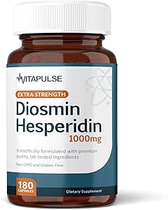Hesperidin Plus 1000mg Per Serving (180 Vegetarian Capsules) - 90 Days Supply