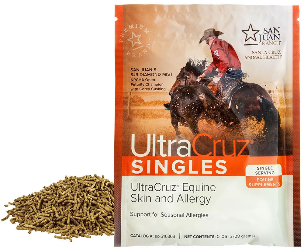 UltraCruz® Equineスキンとアレルギー、120シングル