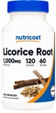 Nutricost Licorice Root 500mg、120カプセル - 非GMO、グルテンフリー