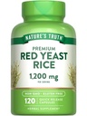 自然の真理赤米カプセル 1200 mg | 120 カウント | 非GMO & グルテンフリーサプリメント