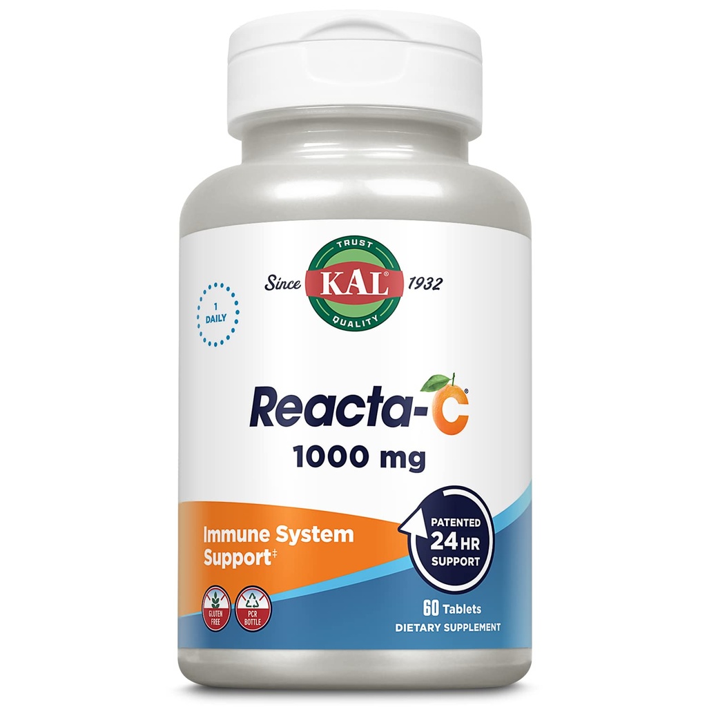 Bioflavonoidsのタブレット、60の計算が付いているKAL Reacta-c