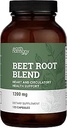 Organic Beet Root Capsules 1200 mg - Beet Root Powder & Juice Blend Supplement for High Blood Pressure and Circulation, Blood Flow Supplement for Men and Women - 120 Capsules