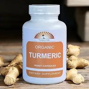 有機性ターメリックパウダーとペパーコーン60カプセル500mg各(Tumeric - Curcuma Longa)