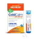 Boiron ColdCalm On the Go 風邪救済 for Sneezing, Runny Nose, Nasal Congestion, Sore Throat - 2 カウント (160 ペレット)