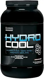 究極の栄養のHydroCoolの加水分解された乳蛋白質は膨らみのない粉を隔離します-脂肪およびグルテンフリー、急速な吸収、蛋白質、バニラ、3ポンドの33グラム