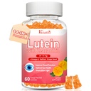ルテインとゼアキサンチンは、ギミー、ビルベリー、サフラン、グレープシード、オメガ3 for Macular Health、ドライアイ、ビジュアル機能 - オレンジ味、60カウントを補います