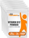 BulkSupplements.comビタミンB12メチルコバラミンパウダー - 1% B12メチルコバラミン、エッセンシャルBビタミン - B12サプリメント、グルテンフリー、サービングあたり20mg、5kg(11ポンド)(パッケージ1)