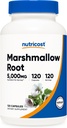 Nutricost マシュマロ ルート 5000 mg 等価, 120 ベジタリアン カプセル - グルテンフリー & 非GMO - から 500 mg の 10:1 エキス