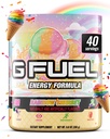 Gの燃料の虹のSherbetのエネルギー飲み物の粉、賭博のためのプレワークアウトのカフェインの組合せ、砂糖の自由な焦点のアミノ酸、ビタミン+酸化防止剤、9.9oz (虹のSherbet、40のサービング)