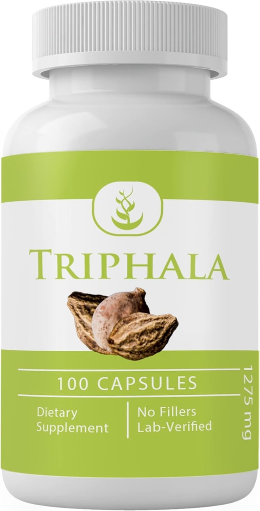 ピュアの元のINGREDIENTS Triphalaの粉、(100のカプセル)常に純粋、添加物無しまたは注入口、実験室は確認しました