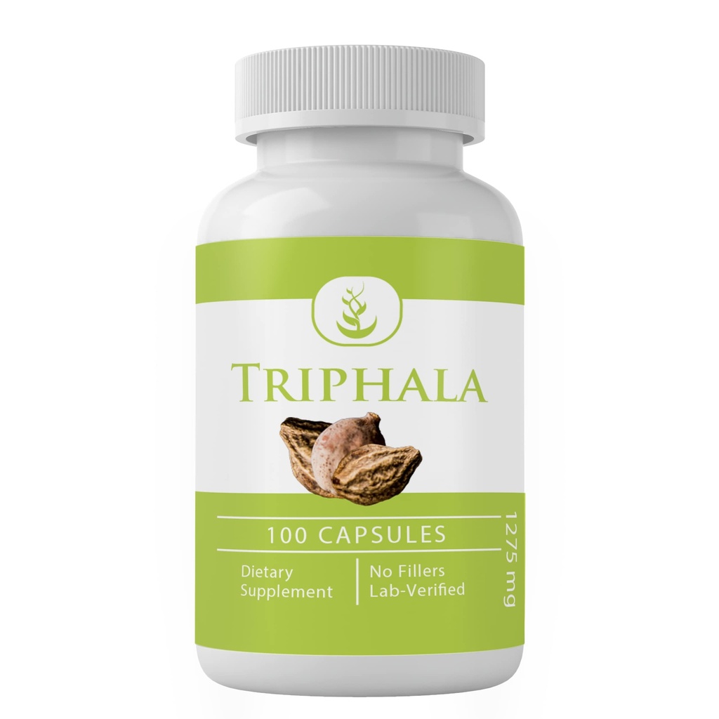 ピュアの元のINGREDIENTS Triphalaの粉、(100のカプセル)常に純粋、添加物無しまたは注入口、実験室は確認しました