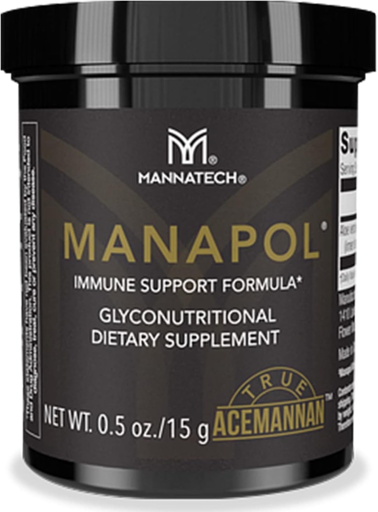 免疫サポートと免疫ブーストのためのManatechのManapol免疫サポートフォーミュラ。 消化の健康のためのアロエベラパウダープレバイオティクス。 免疫サポート補足0.5oz/15gのためのアロエVeraの飲み物
