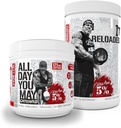 5% 栄養豊富なピアナの束 | AllDayYouMay は BCAA の粉 + キル それは High-Stim のプレワークアウト(フルーツ パンチ)を荷を下しました