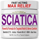 SciaticaのNerveのクリーム-フィート、手、足、つま先、背部のための最高の強さの慰めのクリーム-自然な超強さのArnica、MSM、メンソール、慰め、Ozを和らげる