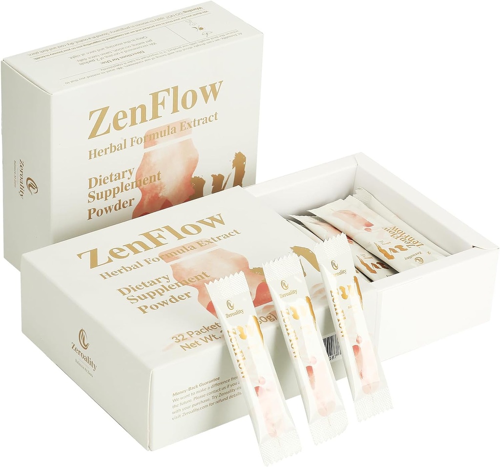 ZenFlow、PMSおよび月経サポート、TCM、ドン・キー、促進の健康な子宮、キデニーおよびぼうこうは、泌尿器機能、女性の健康、(32のパケット- 1箱)を促進します
