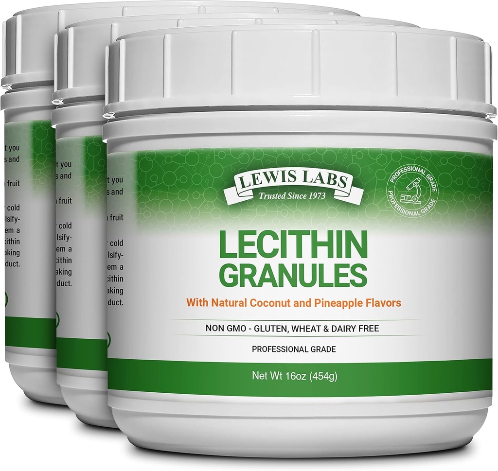 Lecithin Granules Supplement | Natural Soy Lecithin Powder is an Excellent Source of Phosphatidyl Choline | Lactation Support, Immune Function & Support Brain Health, 16 oz
