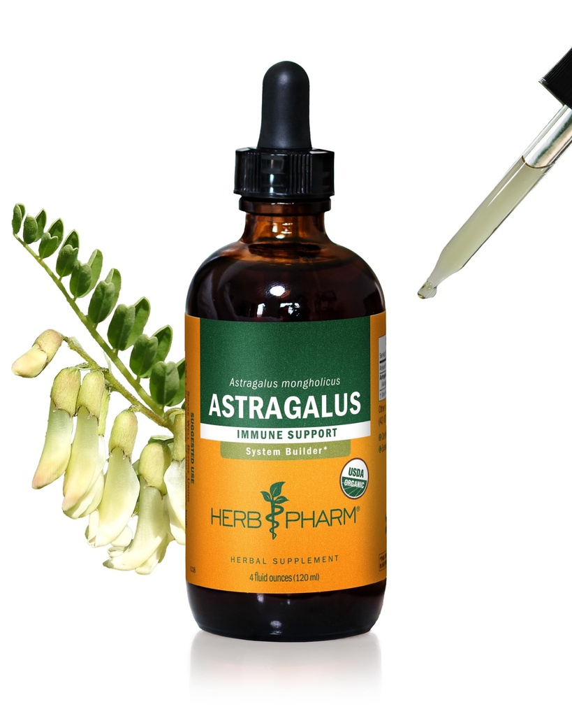 Herb Pharmは免疫システム サポートのための有機性Astragalusの液体のエキスを- 4 Ounce証明しました