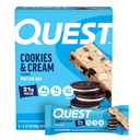 Questの栄養物のクッキー及びクリームの蛋白質棒、21g蛋白質、4g純炭水化物、1g砂糖、グルテンフリー、Ketoの友好的、4の計算