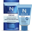 Nervive の痛みはクリーム、最高の強さの非Greasy の Topical 苦痛を取り除きます Lidocaine および TOES、フィート、指、手、足及び腕、3.0oz のための Menthol と Reliever