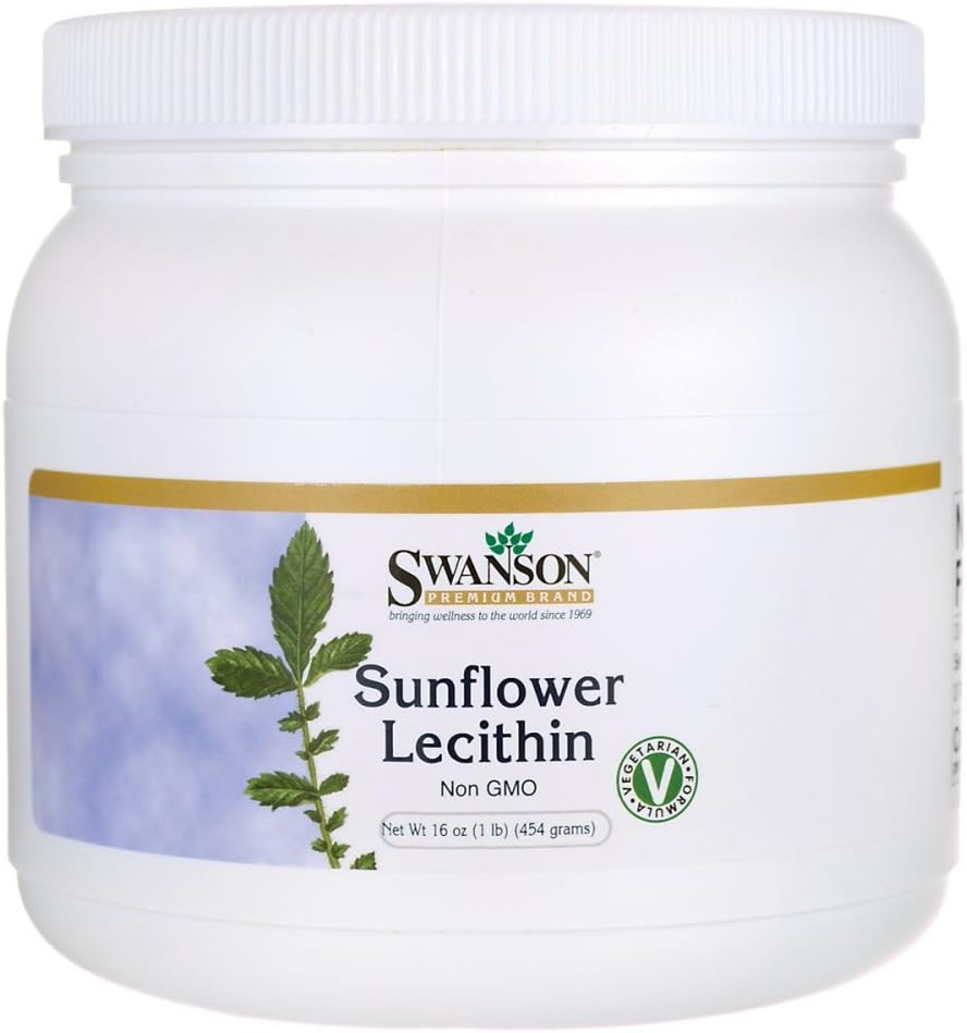 Swanson Sunflower Lecithinの粉非GMO 16のOunce