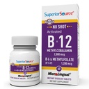 優秀な源無しショット ビタミンB-12のMethylcobalamin 2000のmcg、B-6、及びMethylfolate 1200のmcg -サポート エネルギー、頭脳、および中心の健康-Bariatric友好的な60のSublingualの分解のタブレット