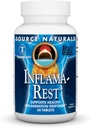 Source Naturals Inflama-Rest - ターメリック、ボスウェリア、ジンジャー、ケルセチンとハーブ&ミネラルブレンド - 最大ストレスリリーフ - 30錠