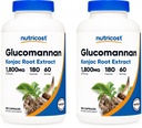 サービングごとのNutricostのグルコマンナン1,800mg、180のカプセル(2本のびん)