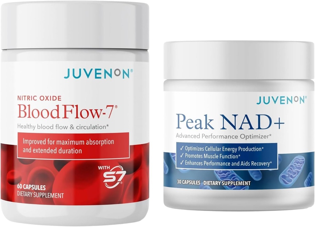 Juvenon BloodFlow-7 Nitrosigine + Peak NAD+のニトリクシドの補足