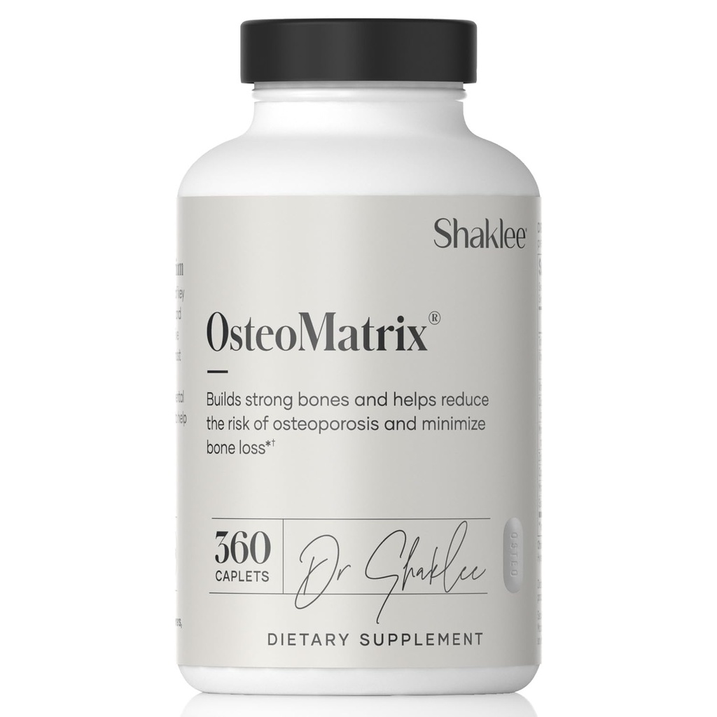 Shaklee OsteoMatrix® - 強力な骨の構築と維持 - 100% DVカルシウム&マグネシウム - ビタミンD&K - 亜鉛、マンガン - 吸収のために臨床的にテスト - 360カプレット