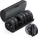 TookMagピルオーガナイザー2日、薬の丸薬オーガナイザー、週刊ピルオーガナイザーAM PMピルボックス、大容量7日薬用ピルボックス/ビタミン/魚油/サプリメント(黒)