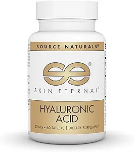 源のNaturalsの皮の永遠のHyaluronic酸、50mg - 60のタブレット