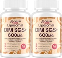Liposomal DIM SGSの補足-女性及び人のエストロゲンの補足のためのホルモンの補足はSulforaphane Glucosinolate、ビタミンE、Pomegranateのフルーツ-サポートDetoxおよびAntioxidant (2のパック)を含んでいます