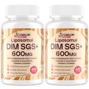 Liposomal DIM SGSの補足-女性及び人のエストロゲンの補足のためのホルモンの補足はSulforaphane Glucosinolate、ビタミンE、Pomegranateのフルーツ-サポートDetoxおよびAntioxidant (2のパック)を含んでいます