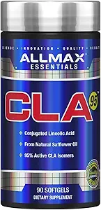 Allmaxの栄養物- CLA (95%のconjugatedのリノール酸) - 90のSoftgels