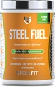 SteelFit の鋼鉄燃料 BCAAs のアミノ酸は筋肉成長及び高められた持久力を加速するために Intra ワークアウトのための粉を-レモン ライムの 30 のサービング- BCAA は電解物及び回復のための粉を補います