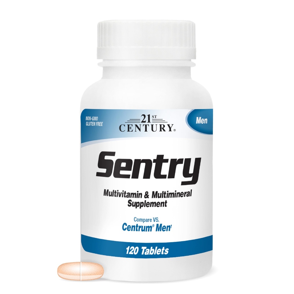 21st Century Sentry Men Multivitamin, 120 カウント