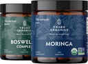 TRIBE ORGANICS バイタリティデュオ - ボスウェリアコンプレックス - Moringa - 共同サポート、筋肉の救済、エネルギー、減量、脳機能