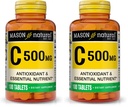 MASONナチュラルビタミンC 500mg - 健康な免疫システム、酸化防止剤およびエッセンシャル栄養素、100錠(パッケージ2)をサポート