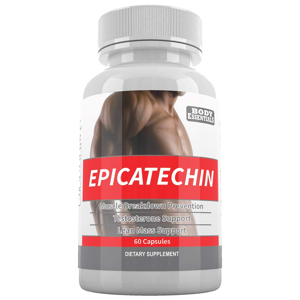 EPICATECHIN - 60カプセル - マッスル成長を最大化する1回のサービングあたりの300mg - タンパク質合成、利益、リーンマッスルの増加 - 強度と減少体脂肪